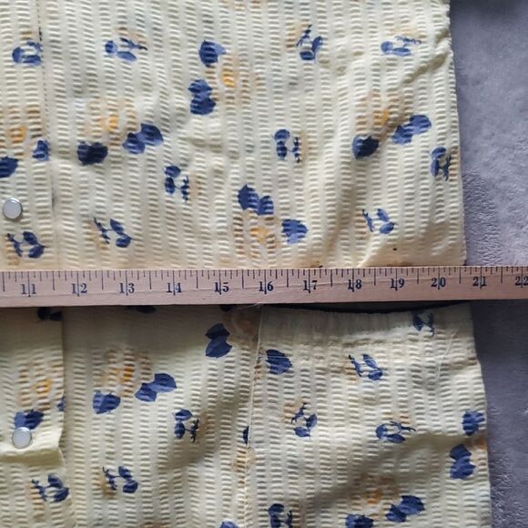 SINDRELLA | 3X ( MEDIUM ) WOMENS GIRLS | DUSTER BUTTON DOWN NIGHTGOWN in YELLOW - Picture 4 of 14